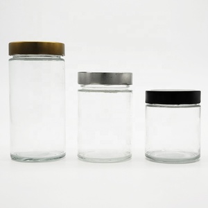 Pot en verre Ergo pour sauce, remplissage à chaud, meilleures ventes, 212 ml, pot à miel Ergo avec couvercle métallique profond, bocaux à fruits, pot en verre - Product Image 1