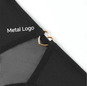 Culotte tentante femmes taille haute t-back voir à travers maille dentelle garniture érotique dos boucle en métal et évider décoration séduisante - Product Image 4