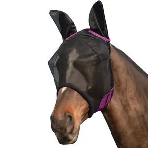 Comfortable lightweight horse mesh fly bonnets horse face cover classic collection