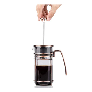 <span class=keywords><strong>Cafetière</strong></span> à pression <span class=keywords><strong>française</strong></span> en verre or Rose, Durable, résistant à la chaleur, noir - Product Image 2