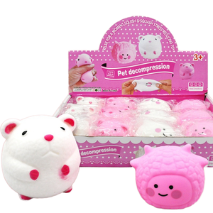 ของเล่นบีบคลายเครียดรูปหนูและแกะแฮมสเตอร์น่ารักจาก Jincan Creative Novelty ของเล่นขายส่งยอดนิยมสำหรับเด็กชายและเด็กหญิง - Product Image 1