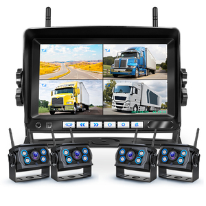 7 polegadas Tela IPS Built-in Recorder com 1PC Câmera de Backup Sem Fio para Reversa Estacionamento Aid Rear View Truck RV Sistema de Segurança - Product Image 6