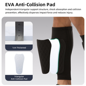 AOFIT <span class=keywords><strong>Manchon</strong></span> de compression pour <span class=keywords><strong>mollet</strong></span> en EVA épaissi, anti-choc, avec silicone antidérapant et respirant, pour le <span class=keywords><strong>sport</strong></span> - Product Image 2