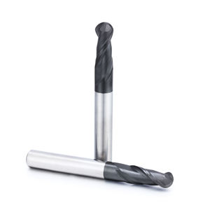 Dohre Kể Từ Khi 2005 Hai Flutes Lớp Phủ Màu Đen 12Mm 20Mm Bóng Mũi End Mill CNC Carbide Công Cụ Bộ - Product Image 1