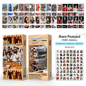 <span class=keywords><strong>KPOP</strong></span> 420 pièces/boîte TWICE <span class=keywords><strong>Momo</strong></span> Sana Mina Photocartes en papier à transfert thermique de haute qualité, design personnalisé - Product Image 6