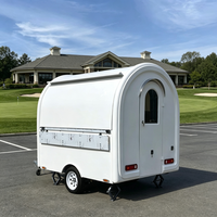 Remorque mobile multifonctionnelle certifiée DOT FMVSS en tôle galvanisée pour la vente de chocolat, chariot à hot-dogs