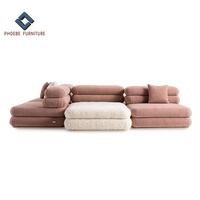Ensemble de canapé sectionnel modulaire de luxe italien haut de gamme pour salon chaise de canapé de salon de meubles modernes
