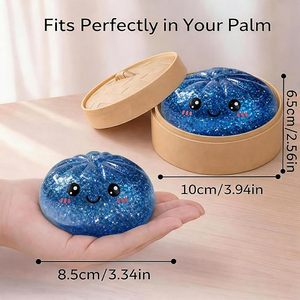 Boîte Mystère de Squishies Pâques Scintillants en Forme de Dumpling – Jouets Sensoriels <span class=keywords><strong>Anti</strong></span>-Stress pour Adultes - Product Image 2