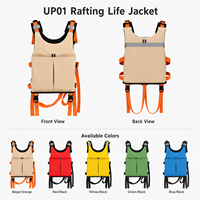 Gilet de sauvetage professionnel 150N pour rafting en eaux vives, en Oxford 600D avec mousse NBR, PFD commercial pour kayak et sauvetage aquatique