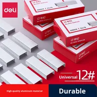 Pour Deli Staples 0012 Universal 24/6 Agrafeuse de bureau manuelle Agrafes métalliques n ° 12