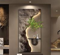 Lampe murale suspendue en grès hydroponique 3D, décorative pour entrée de maison, style luxe léger et haut de gamme, nouvelle collection 2026