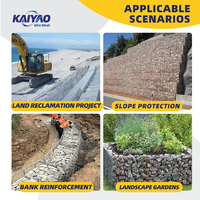 Filet de gabion élégamment tissé-combinant l'art avec la protection des murs paysagers