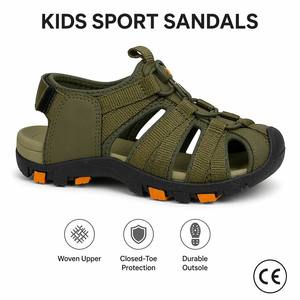 Sandales classiques pour garçons en promotion, chaussures décontractées antidérapantes à bout fermé pour enfants, prix d'usine - Product Image 1