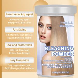 Fabricant personnalisé poudre éclaircissante pour cheveux de haute qualité à bas prix produit partenaire de teinture pour cheveux poudre blonde éclaircissante - Product Image 6
