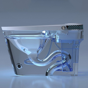 WC intelligent CUPC, nouvelle conception, lavage automatique, thérapie infrarouge, chasse d'eau automatique, toilette allongée intelligente - Product Image 2