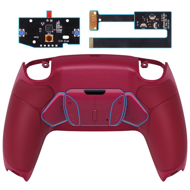 For Cosmic Red Plastic Custom Rise 4 Remap Kit Remappable 4 Buttons Back Paddles for Controller Accessories