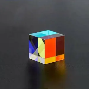 Hoge Kwaliteit Transparante Optische Glazen Kubus Prisma Splitter X-Cube Prism Voor Verkoop
