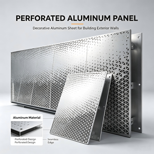 Panel de Pared Metálico Perforado Personalizado, Revestimiento de Fachada con Corte Láser Geométrico, Pantalla Decorativa para Exteriores - Product Image 3