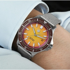 Reloj de Buceo San Martin SN0118G de 40 mm, NH35 Automático Mecánico para Hombre, Diseño Original, Zafiro, Resistente al Agua 200 m, Luminoso - Product Image 3