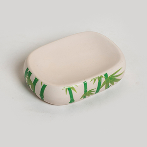 Jabonera de cerámica elegante más vendida para el baño Logotipo personalizado-Forma cuadrada mejorada para un toque de personalización de clase - Product Image 4