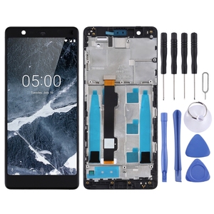 TFT schermo LCD per Nokia 5.1 <span class=keywords><strong>TA</strong></span>-1061 <span class=keywords><strong>TA</strong></span>-1075 <span class=keywords><strong>TA</strong></span>-1076 <span class=keywords><strong>TA</strong></span>-1088 <span class=keywords><strong>TA</strong></span>-1081 digitalizzatore completo assemblaggio con telaio - Product Image 3