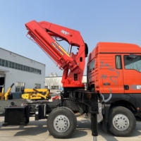 Grue à flèche de 4 tonnes, télécommande hydraulique, grue à flèche portable, grue à remorque