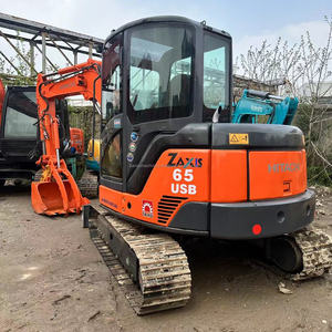 Mini excavatrice Hitachi Zx65USB, Zx65USB-3F Hitachi en bon état Offre Spéciale petite pelleteuse de 6 tonnes utilisée - Product Image 2