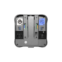 Luces LED de Escenario Recargables con Batería, Par Can 6x18W RGBWA+UV 9600 mAh, Control por APP/Control Remoto/DMX512