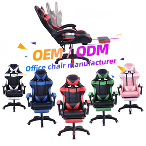 Prueba gratuita Precio económico más barato MOQ bajo Gaming Gamer Chair Racing Style Office Home Leather Computer Game Chair con reposapiés - Product Image 1