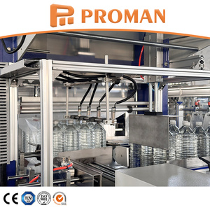 Machine d'emballage sous film rétractable automatique de type L pour bouteilles rondes et carrées en <span class=keywords><strong>plastique</strong></span>, pour ligne de production d'eau minérale - Product Image 4