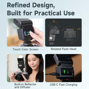 Flash pour appareil photo Godox IT32, mode TTL, déclencheur sans fil, Speedlite avec filtre de déclenchement magnétique pour Sony, Canon, Nikon, Fuji, Olympus - Product Image 5