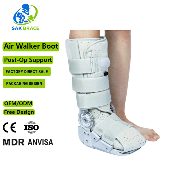 Orthopedic Ankle Fracture Pneumatic Achilles Tendon Moon Walker Boot Adjustable Rom Air Walking Boot
