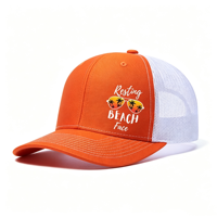 Gorras de Béisbol Trucker Personalizadas de 6 Paneles con Rayas a la Moda, Gorra Ajustable Vintage de Poliéster y Malla, Unisex, Deportivas, con Bordado 3D