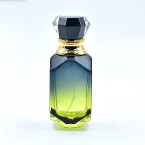 Venta al por mayor: Frasco pulverizador de perfume de vidrio de 50ml, colorido arcoíris, en stock. Oferta de frascos de vidrio para perfume. - Product Image 1