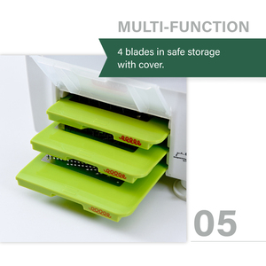 2025 nuevo diseño <span class=keywords><strong>6</strong></span> en <span class=keywords><strong>1</strong></span> multifuncional de gran capacidad cortador de patatas en espiral picador de alimentos rebanador de verduras - Product Image 4