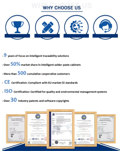 Multifunctionele intelligente PLC-gestuurde soldeerpasta-traceerbaarheidsopslagkast met vingerafdruk- en IC-kaarttoegang, gepersonaliseerde MES - Product Image 2