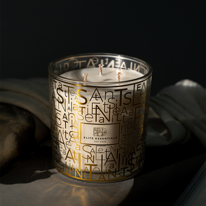 AIKUN Luxury Soy Wax Label Custom Fragrance Scented Candles for Home Decor Spa Meditation Wedding Room - Product Image 6