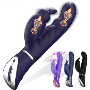<span class=keywords><strong>Vibrateur</strong></span> puissant USB Chiyuan G Spot Oreilles <span class=keywords><strong>de</strong></span> <span class=keywords><strong>lapin</strong></span> pour la stimulation double du clitoris et des mamelons pour femmes adultes - Product Image 1
