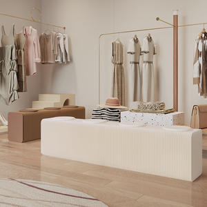 Innovador, moderno, telescópico, plegable, Metal, <span class=keywords><strong>restaurante</strong></span>, banco, mesa de comedor, cambio de zapatos, taburete, silla de acordeón - Product Image 4