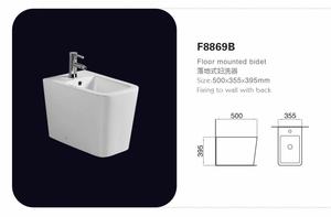 Kamar mandi dari Grand <span class=keywords><strong>Suite</strong></span> keramik Wc tangki tersembunyi Toilet dengan Bidet grosir kamar mandi diskon Putih tangki gaya penutup - Product Image 5