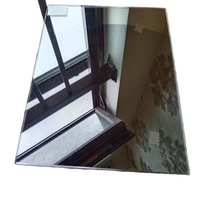 Miroir transparent à sens unique épaisseur 5mm trempé miroir à sens unique fenêtres en verre intimité pour cloison