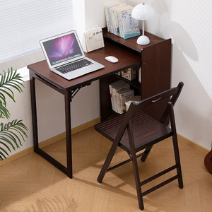 Multifunctional folding table for home use, children's study <b>desk</b>, student <b>desk</b>, computer <b>desk</b>, bedroom, living room storage, - Product Image 1