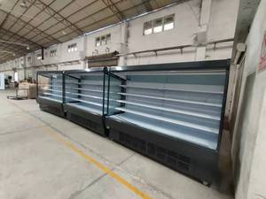 Siêu Thị Tủ Lạnh Phía Trước Mở Thẳng Đứng Nhiều Lớp Hiển Thị Tủ Đông Mở Làm Lạnh Bất Kỳ Kích Thước Màu Sắc - Product Image 4