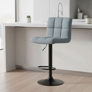 Silla de Bar Giratoria Moderna, Taburete de Bar de Diseño Popular para Barbería, Bar en Casa e Isla de Cocina - Product Image 6