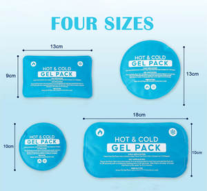 แผ่นเจลประคบร้อนเย็น ทนทาน กันน้ำ ใช้ซ้ำได้ บรรเทาอาการปวดเมื่อยตามร่างกาย - Product Image 2