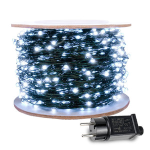 Noel ağacı uzaktan kumanda yeşil tel bakır tel küçük ışıklar yıldız dize ışıkları yeşil bitki noel rattan ışıkları - Product Image 2