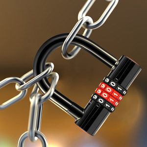 Combinaison antivol en forme de U durable et étanche et serrure de déverrouillage par mot de passe pour <span class=keywords><strong>porte</strong></span> de magasin et <span class=keywords><strong>cadenas</strong></span> de vélo - Product Image 4