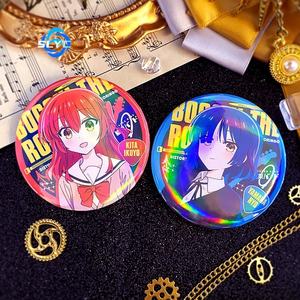 Bocchi the Rock hitori GOTO Yamada ryo ป้ายโลหะเคลือบด้วยเลเซอร์เข็มกลัดอะนิเมะญี่ปุ่นสำหรับสะสมลายการ์ตูน - Product Image 3