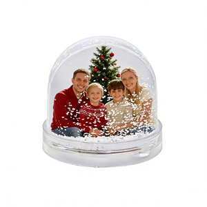 Globo de Nieve de Plástico con Foto Personalizada, Globo de <span class=keywords><strong>Agua</strong></span> para Recuerdos de Playa, Decoración <span class=keywords><strong>del</strong></span> Hogar y Regalos Personalizados - Product Image 5
