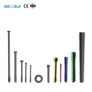 Sistem Sekrup Kompresi Kanulasi <span class=keywords><strong>Titanium</strong></span> Geasure - Bersertifikasi CE & ISO 13485 Kelas III Implan Ortopedi Rumah Sakit - Product Image 1